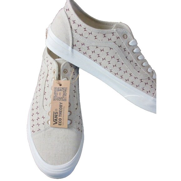 Vans Men's Old Skool Tapered Eco Theory Checkerboard Port Beige shoes Size 9 NIB - Picture 4 of 5
